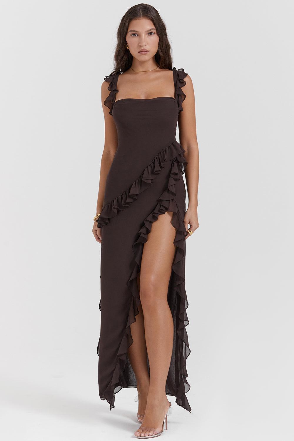 Venara™ | Kleid mit hohem Schlitz