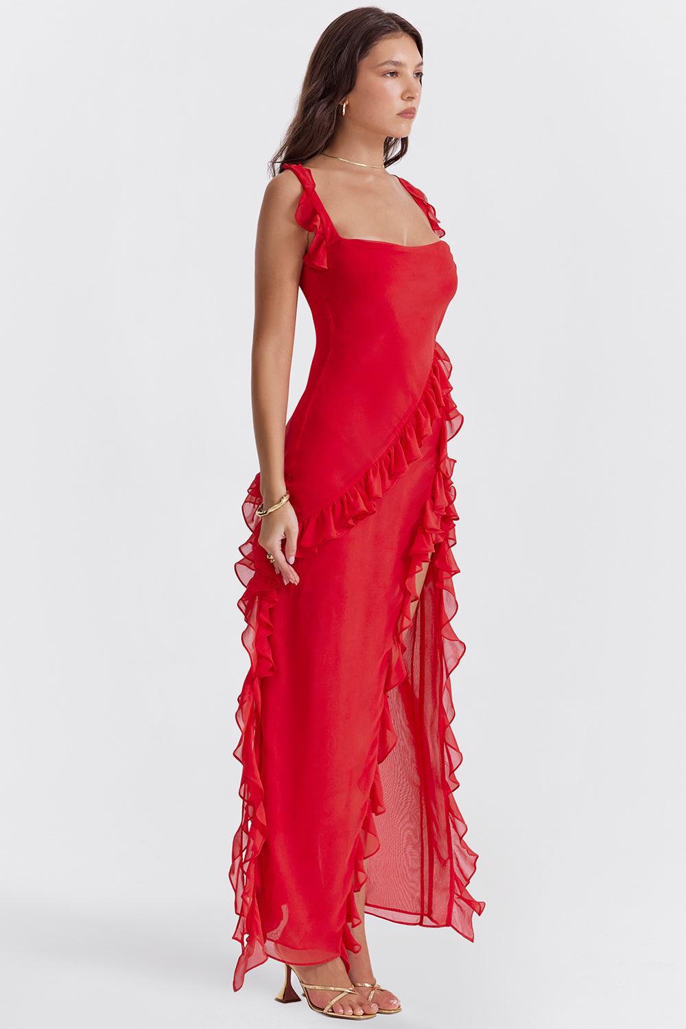 Venara™ | Kleid mit hohem Schlitz