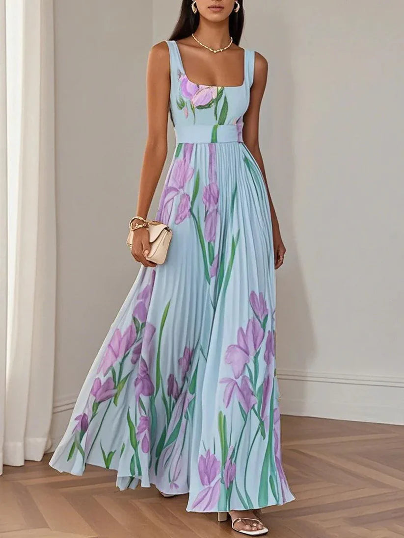 Iris Bloom™ | Sommerkleid mit Square Neckline