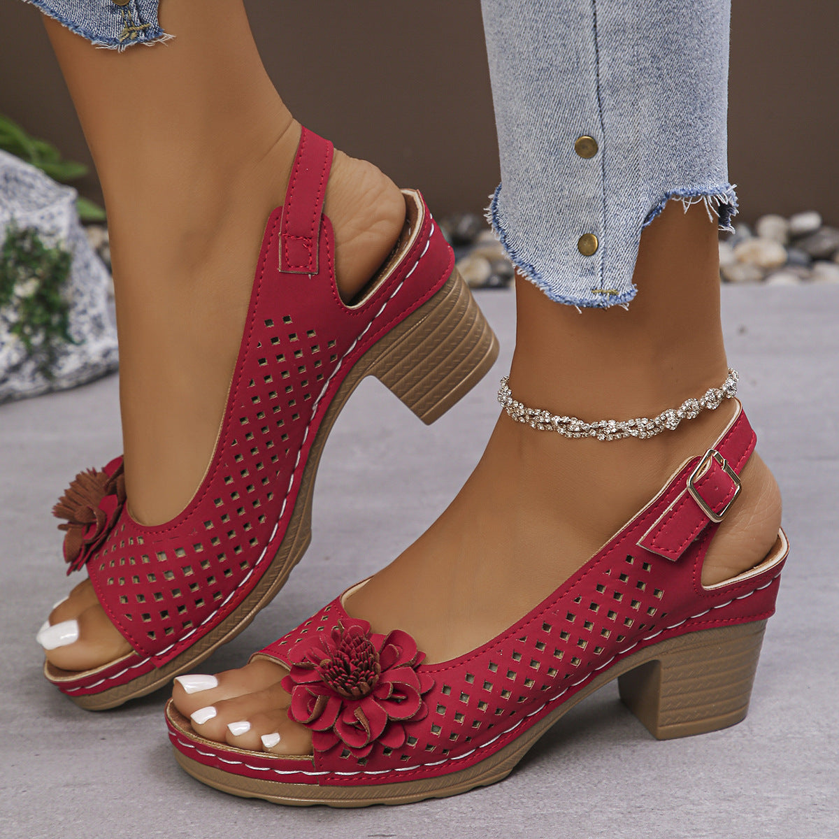 Kalani™ | Schicke Blumensandalen
