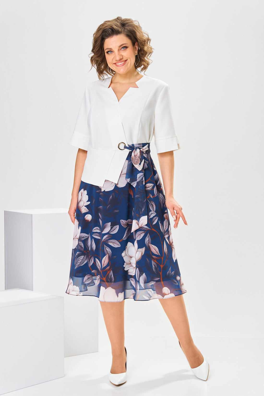 Logan™ | Premium Kleid aus Baumwolle und Seide