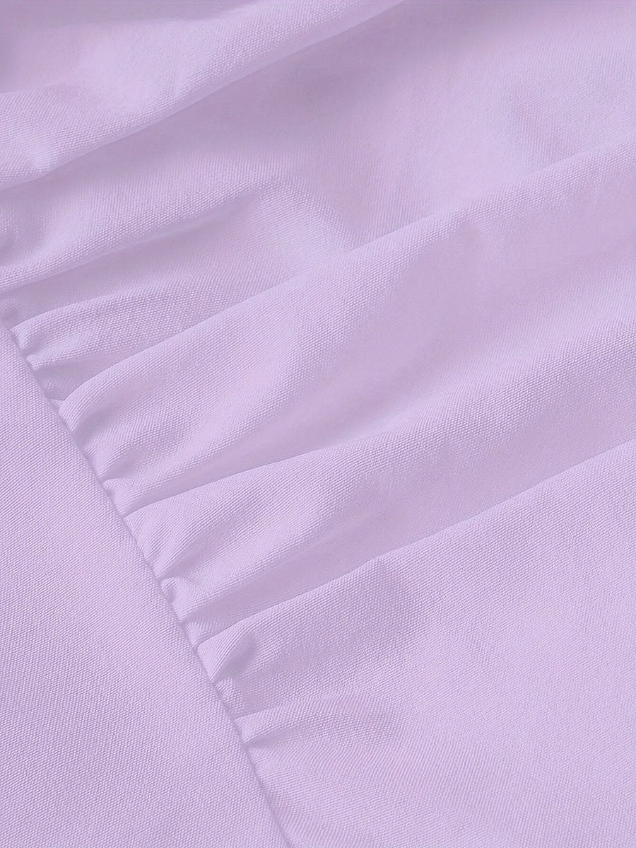 Off-Shoulder Ruched Dress