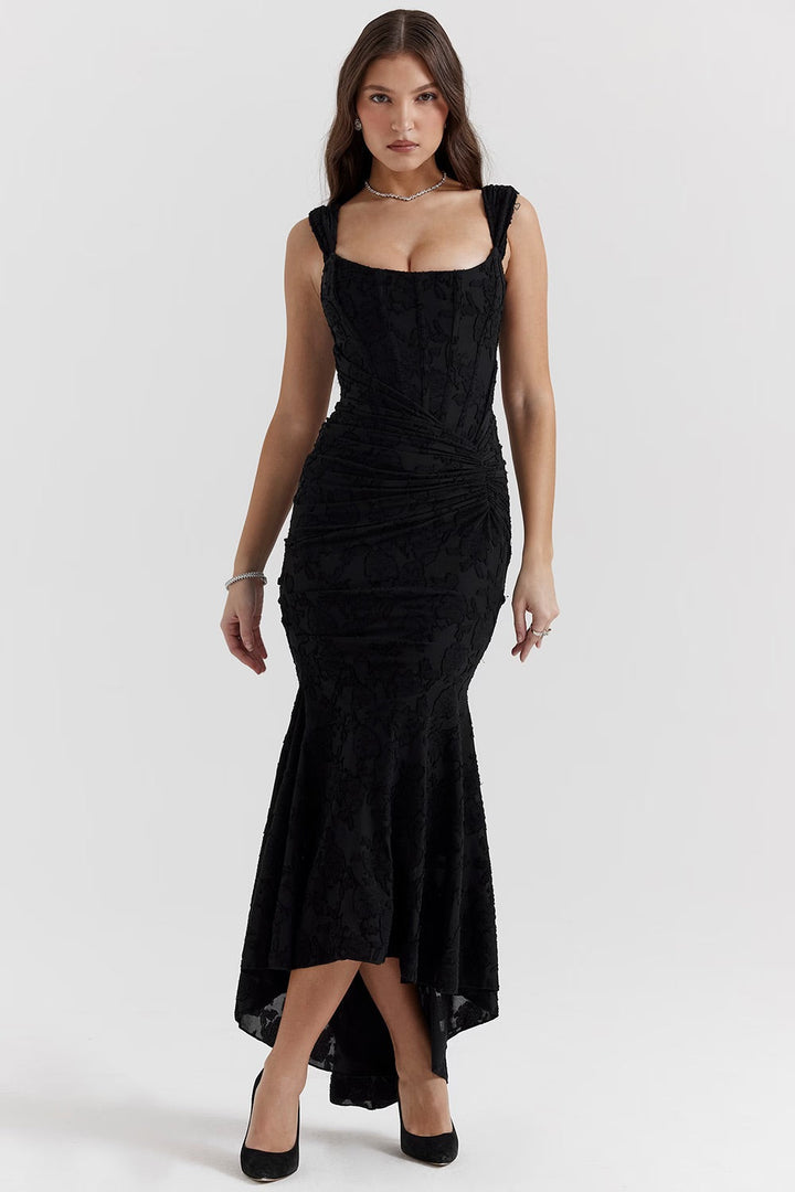 Zara | Florales Maxikleid