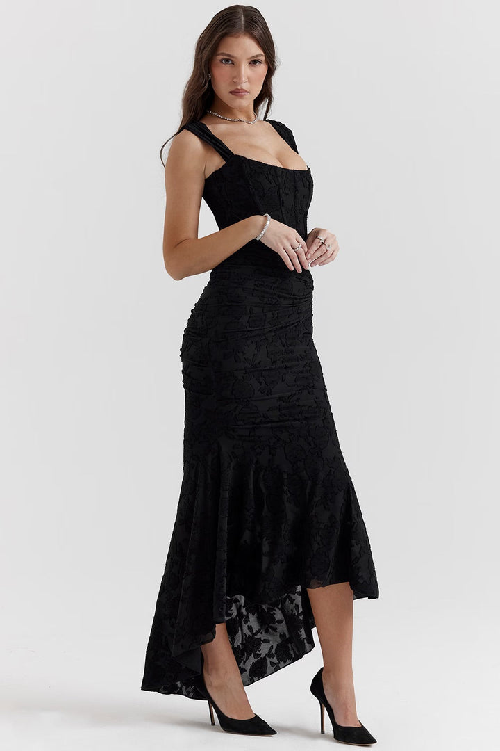 Zara | Florales Maxikleid