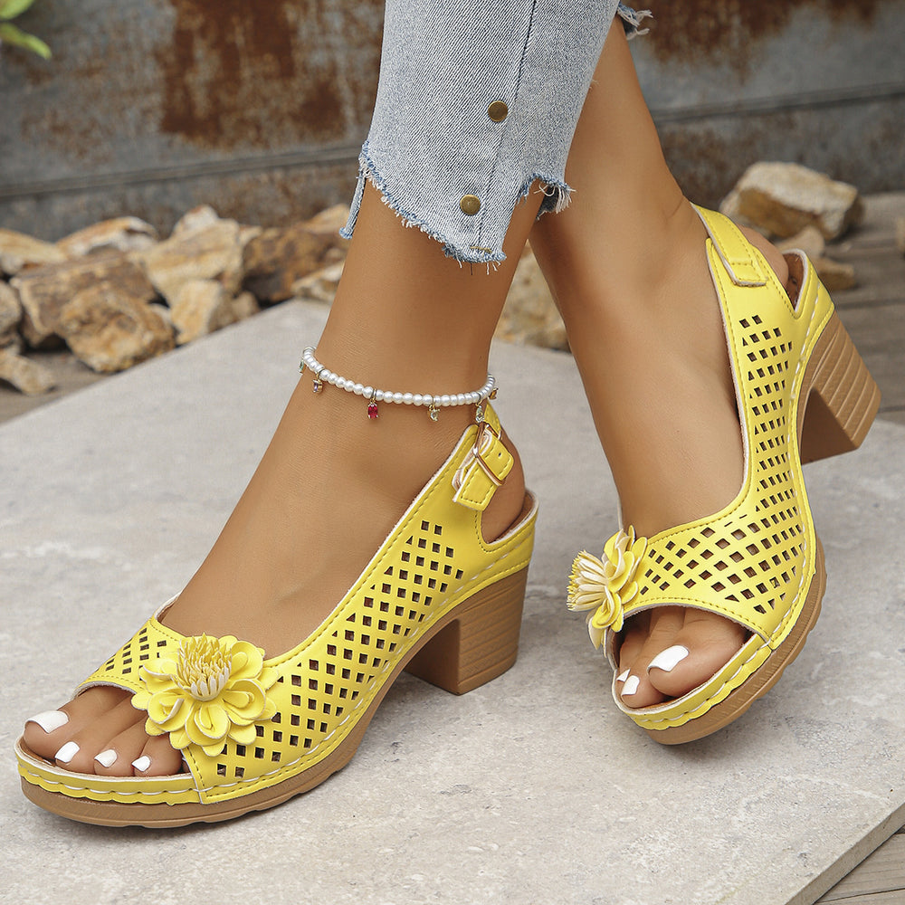Kalani | Schicke Blumensandalen