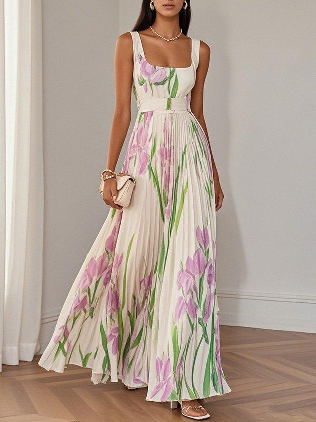 Iris Bloom™ | Sommerkleid mit Square Neckline