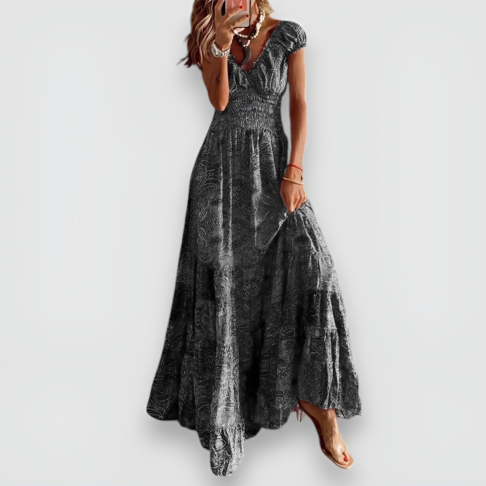 Rosy | Maxi-Kleid