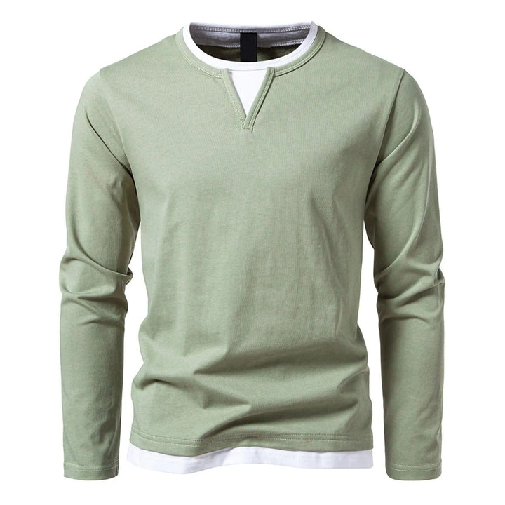 Eden™ | Lässiges Henley-Langarmshirt