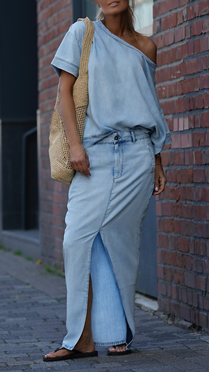 Amora | Lässiger Jeansanzug