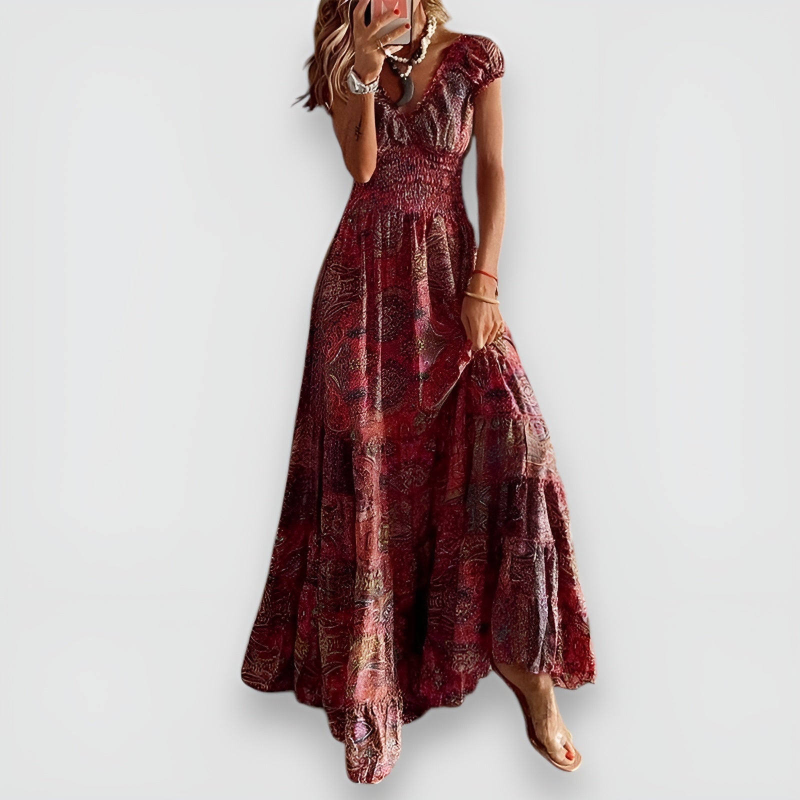 Rosy | Maxi-Kleid