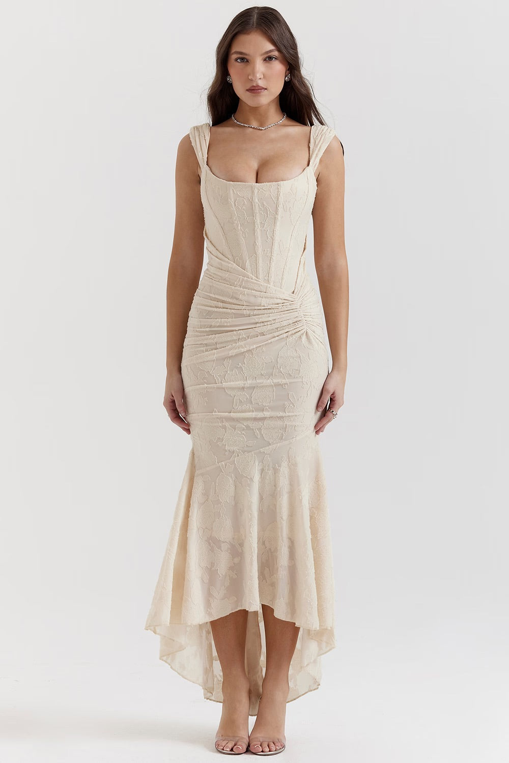 Zara | Florales Maxikleid