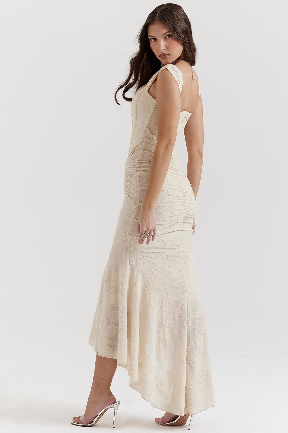 Zara | Florales Maxikleid