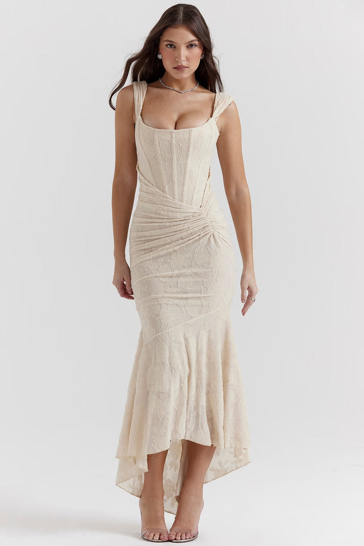 Zara | Florales Maxikleid