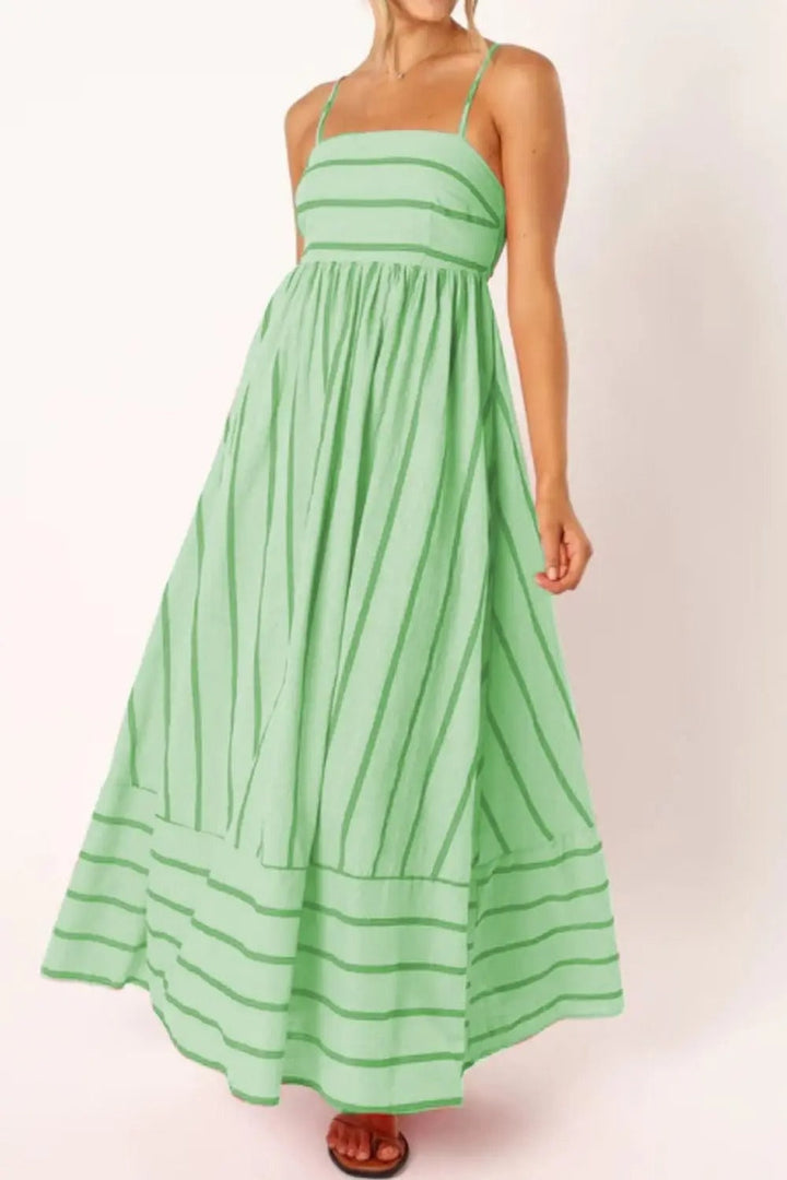 Valli™ | Schulterfreies Maxikleid mit Blumenmuster