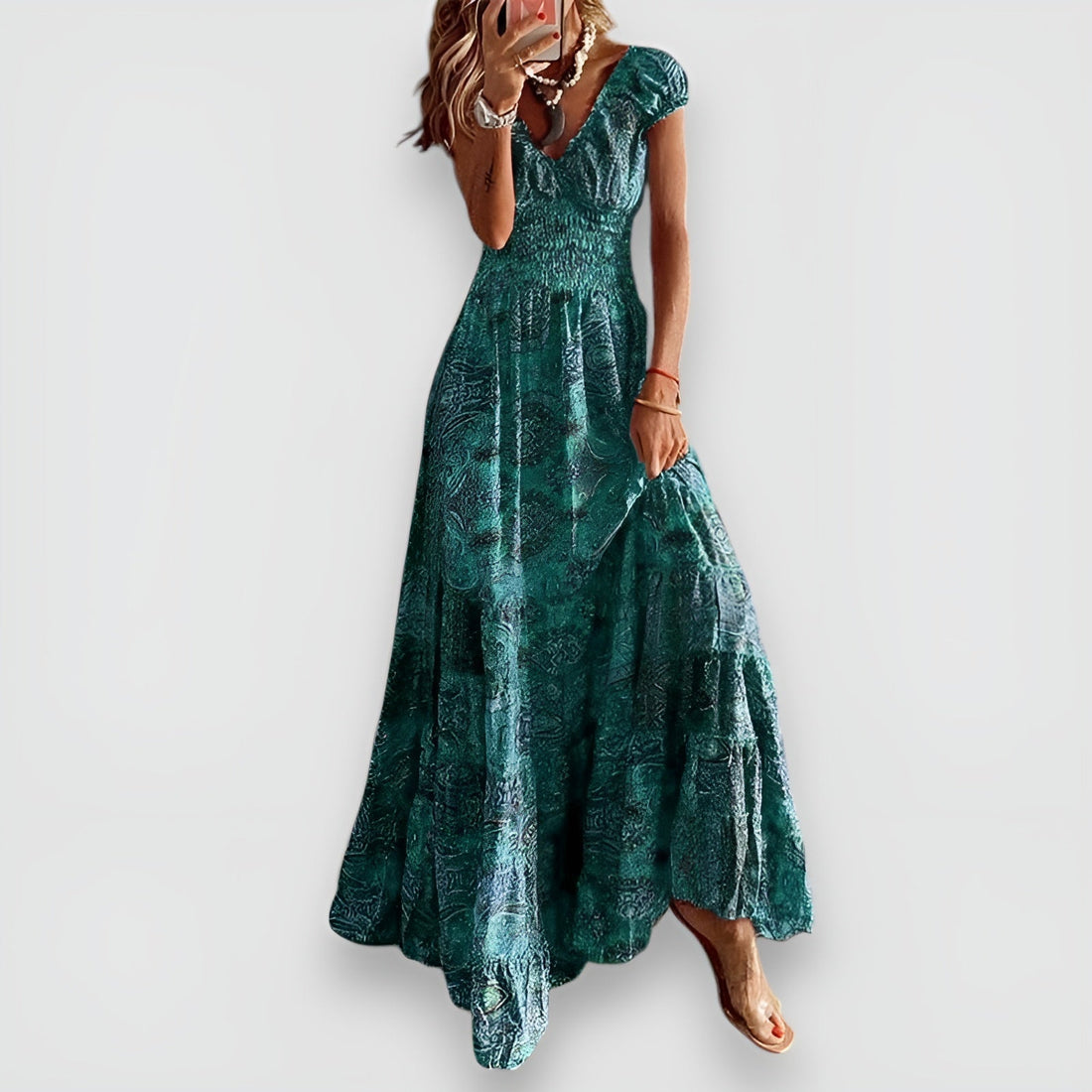 Rosy | Maxi-Kleid