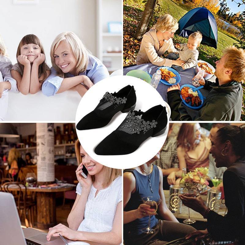 Luna | Pumps Mit Dickem Strassabsatz