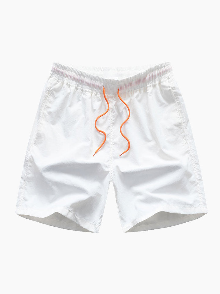 Hemd mit Blumenpflanzen-Print und Badehose mit Knopfleiste