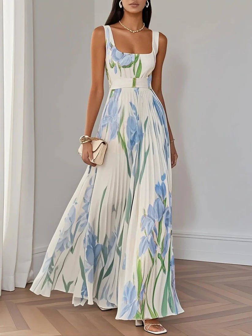 Iris Bloom™ | Sommerkleid mit Square Neckline