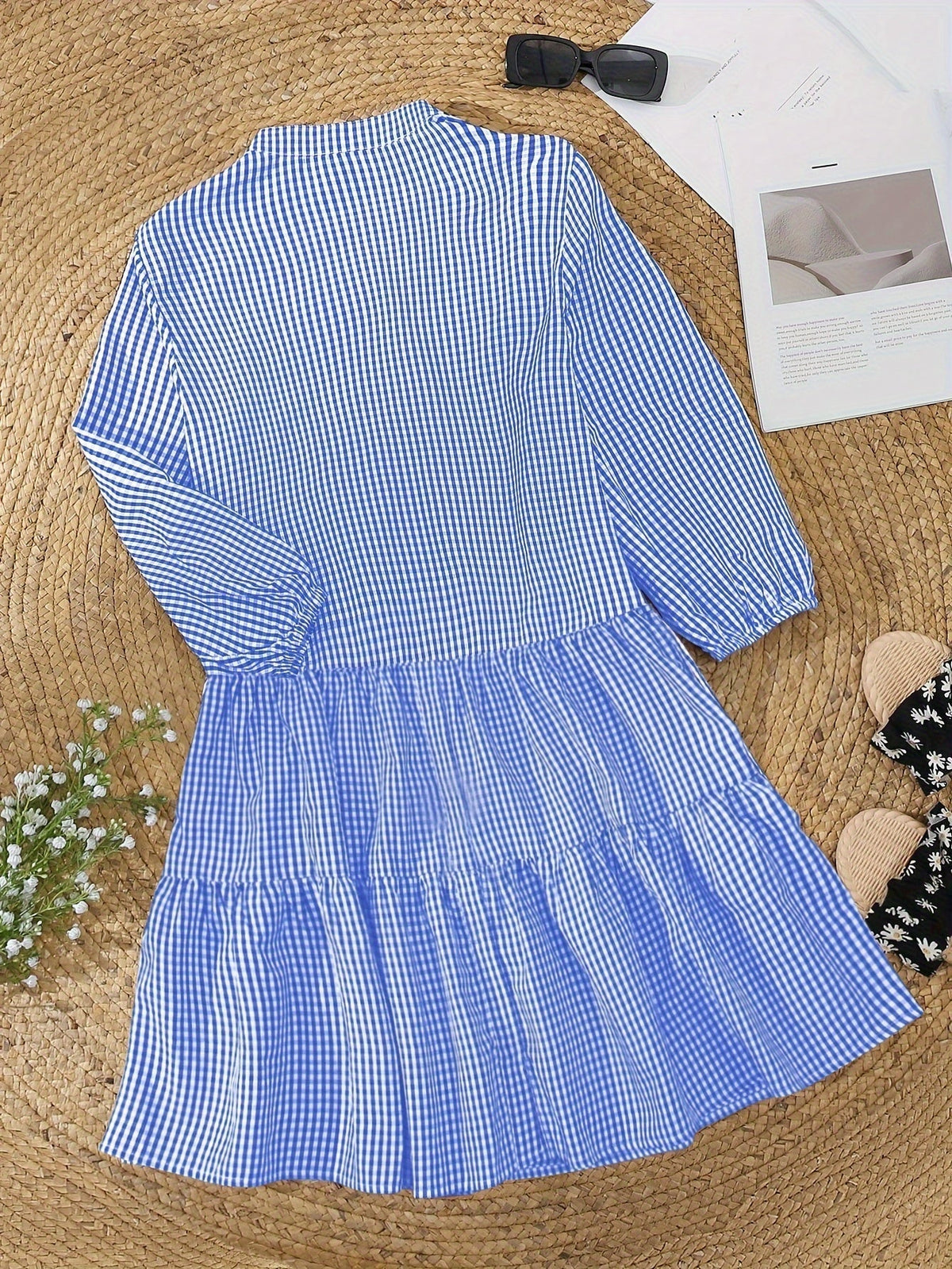 Rose Gestreiftes Kleid