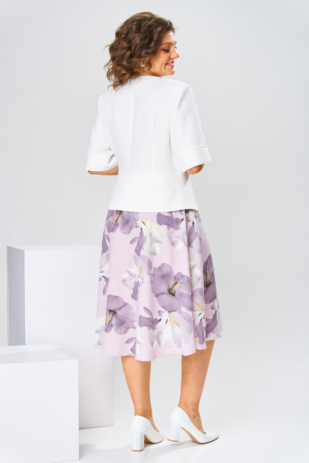 Logan | Premium Kleid aus Baumwolle und Seide