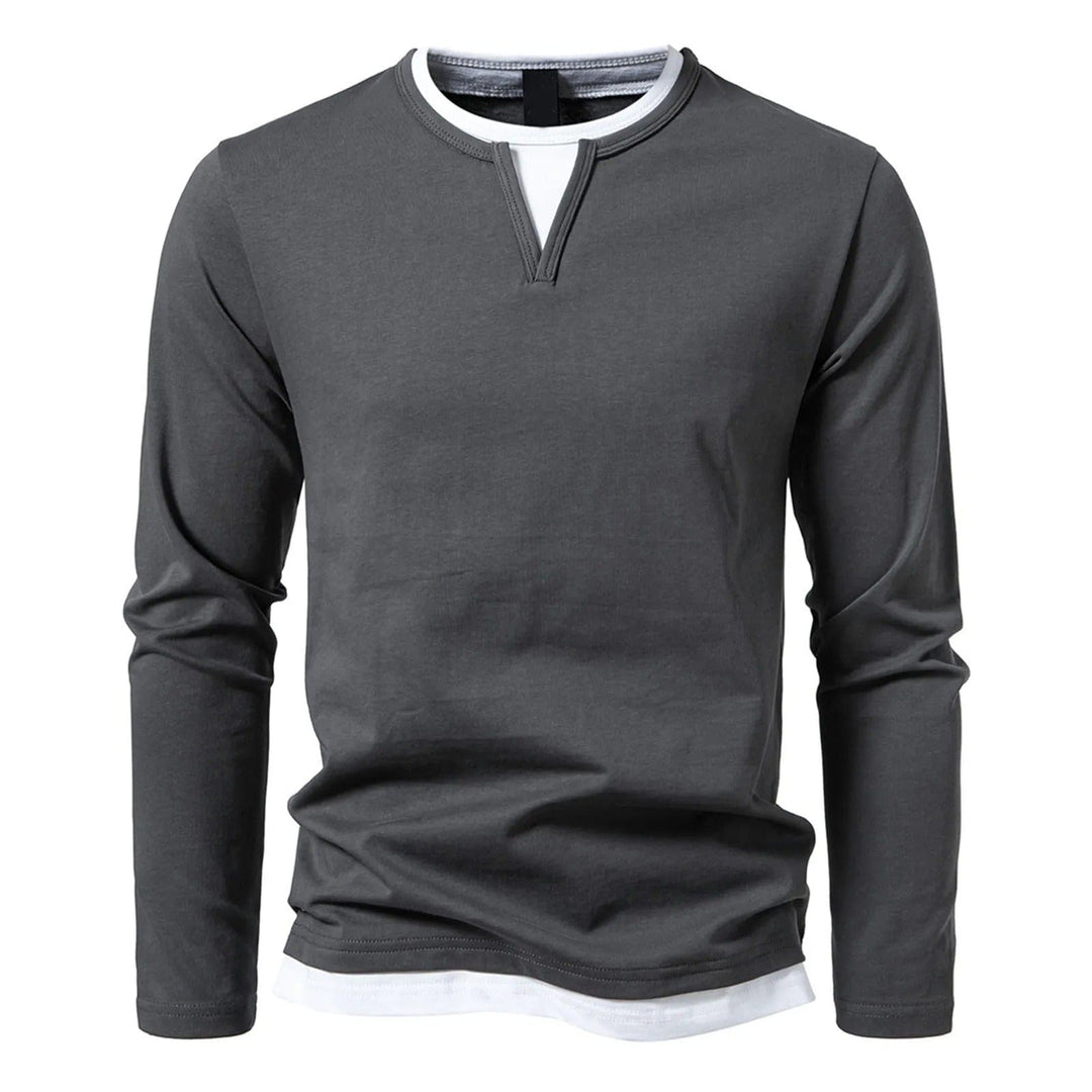 Eden™ | Lässiges Henley-Langarmshirt