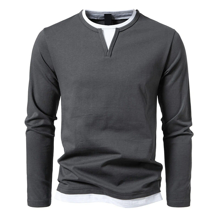 Eden™ | Lässiges Henley-Langarmshirt