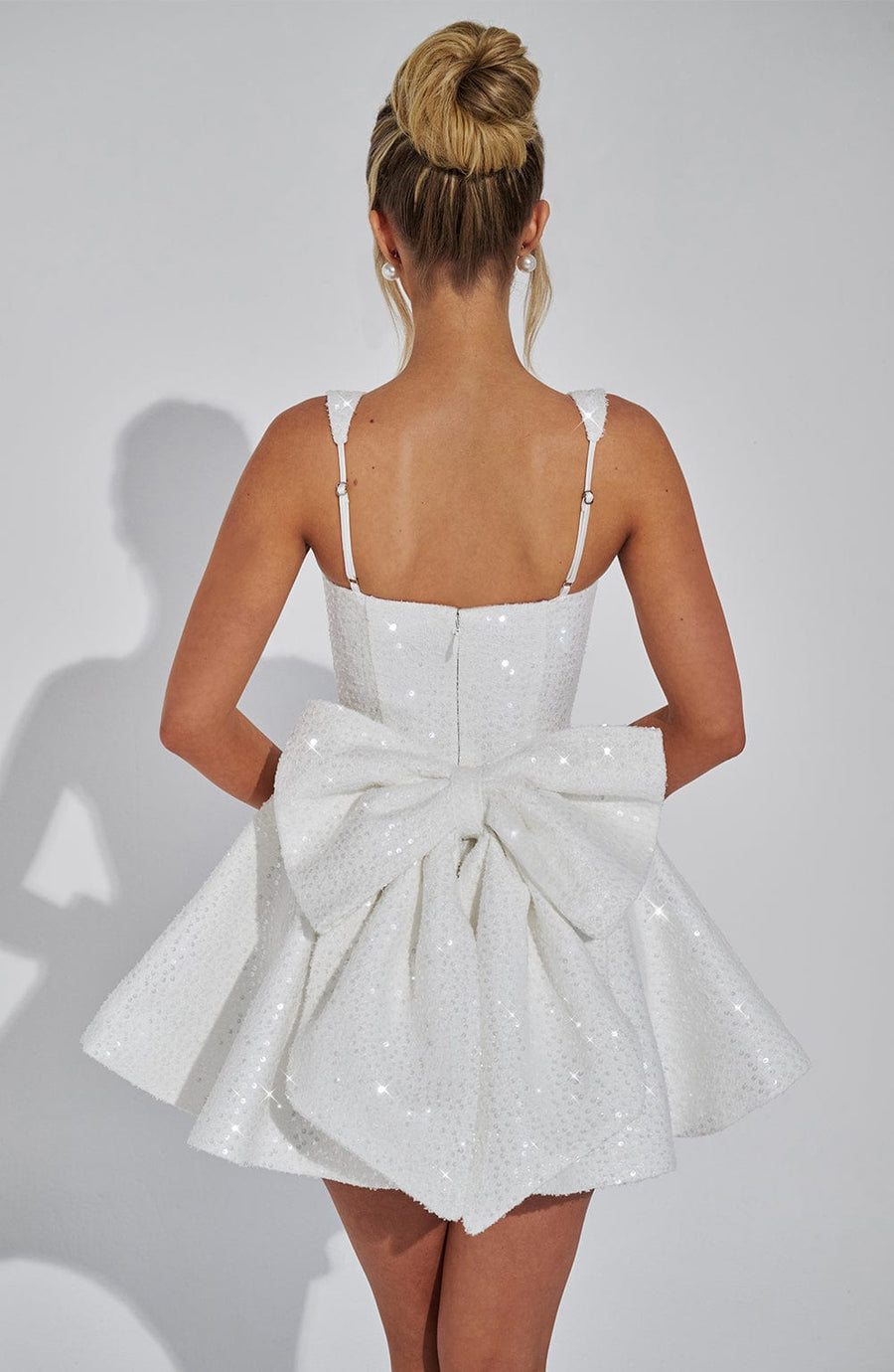 Luniva Mini Dress with Bow Detail