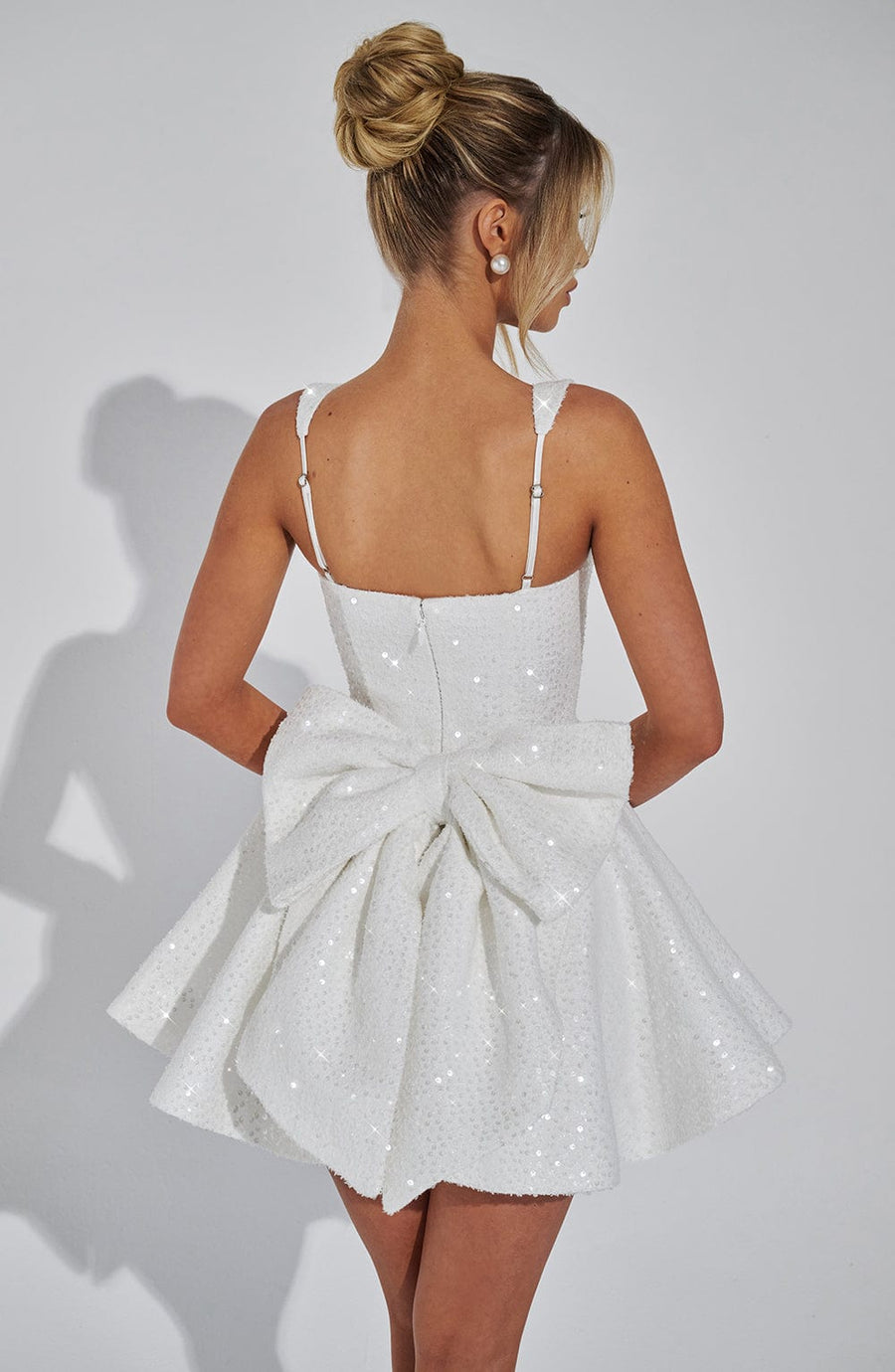 Luniva Mini Dress with Bow Detail
