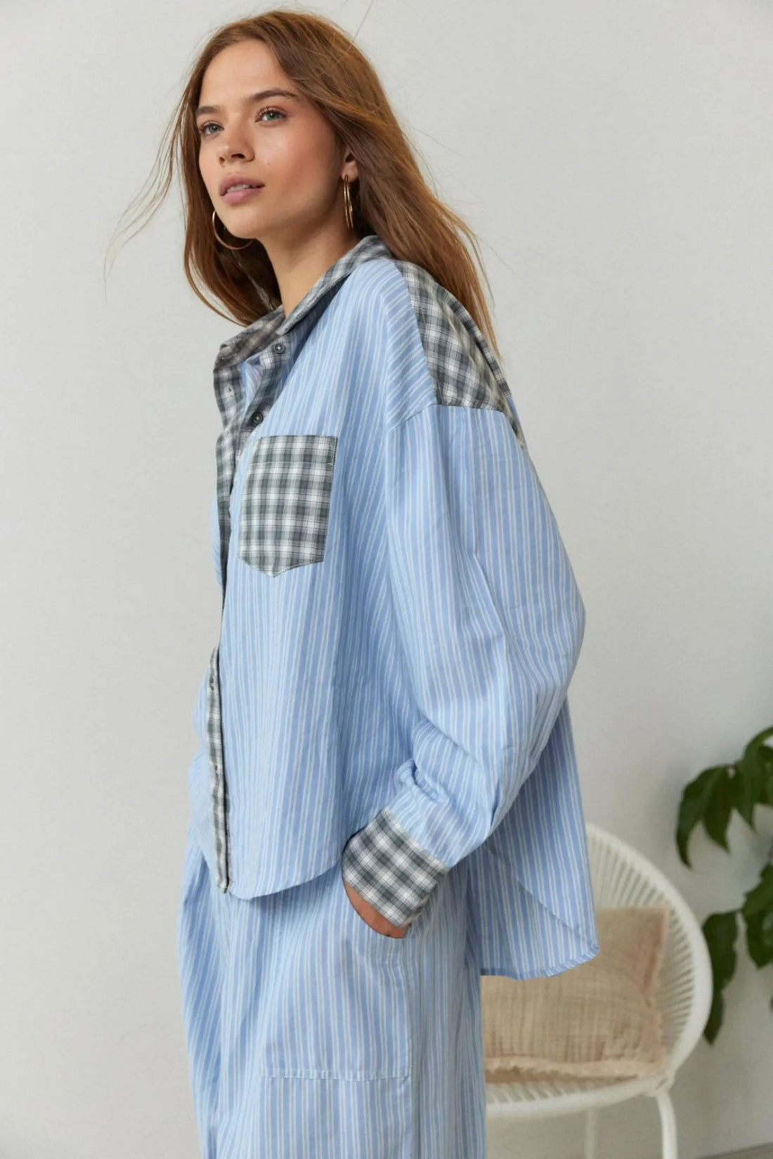 Payton Traumhafter Pyjama-Set - Blau