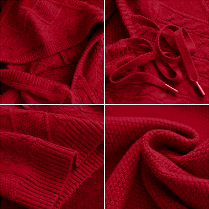 Leonie | Jacquard-Kapuzenpullover