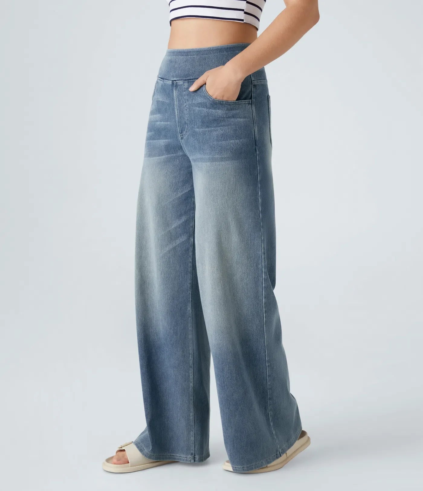 Eva™ | Elastische Hose mit hoher Taille