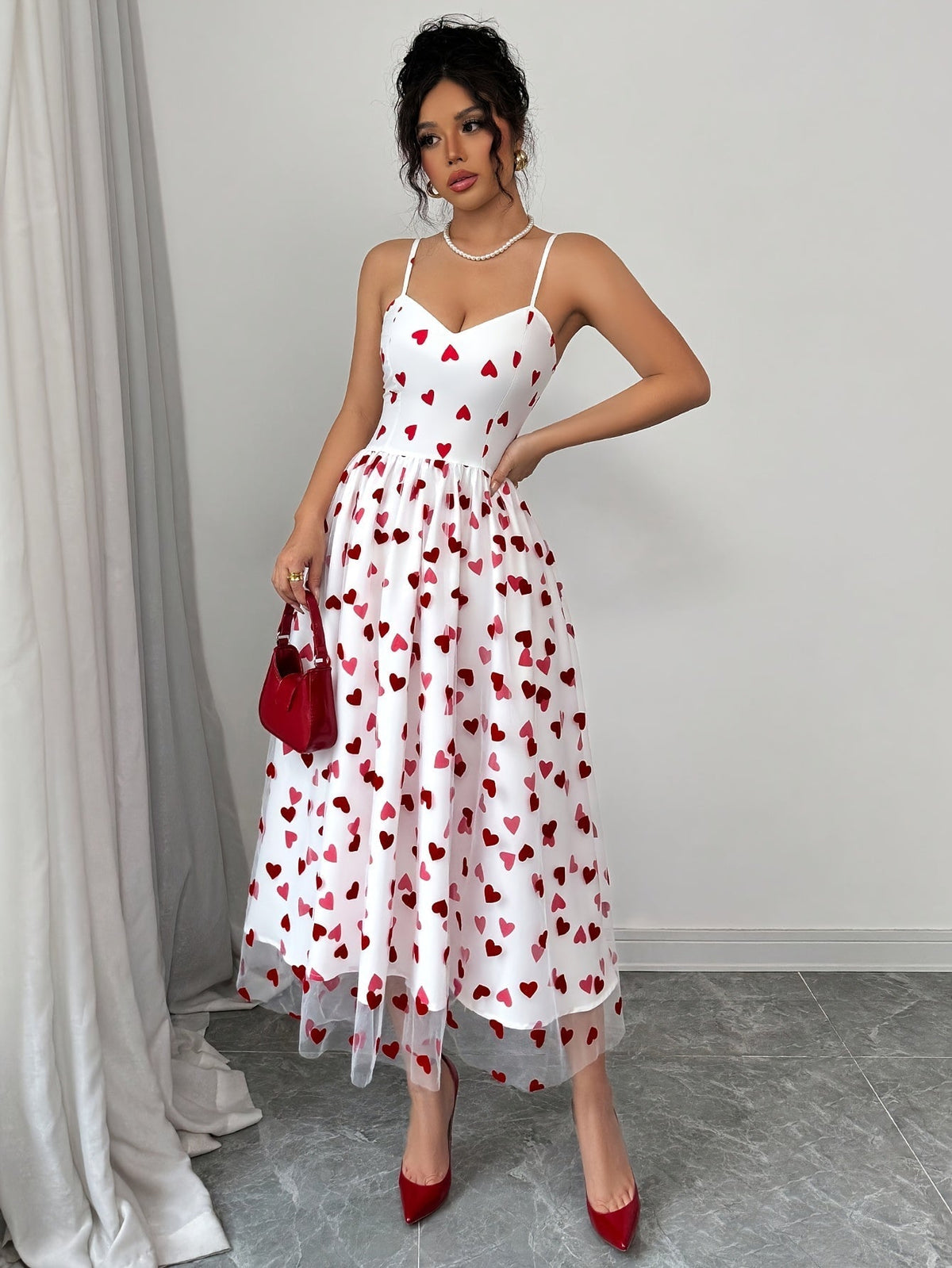 Amora Heart Slip Kleid