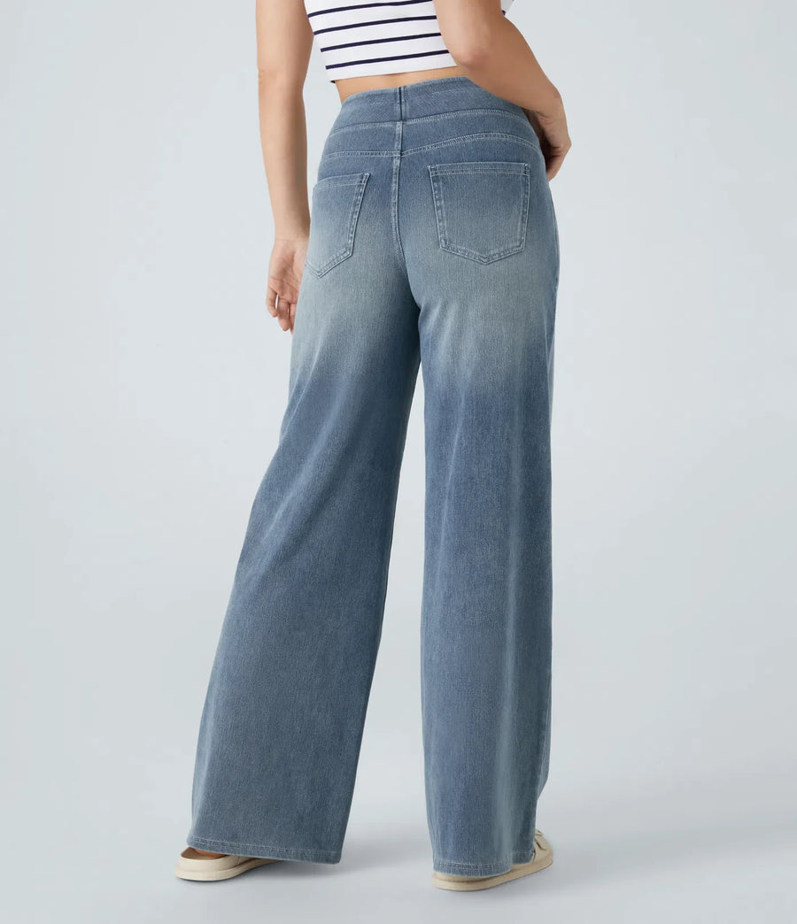 Eva Elastische Pants With Hoher Taille