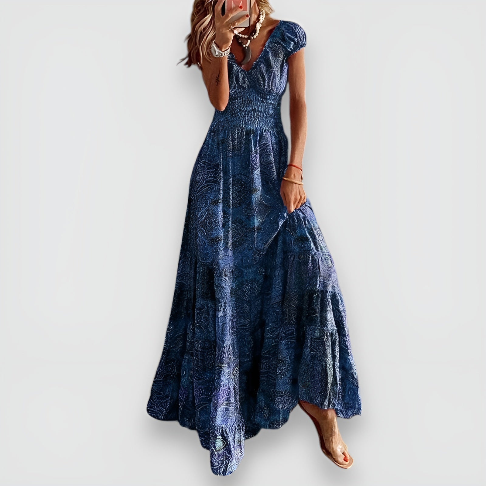 Rosy | Maxi-Kleid