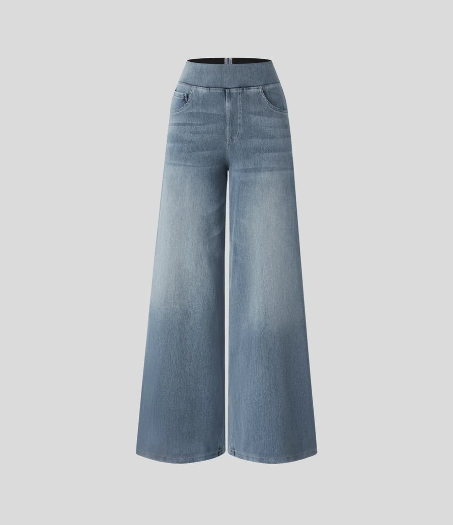Eva Elastische Pants With Hoher Taille