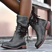 Solvia Elegante Komfort-Stiefel - Grau