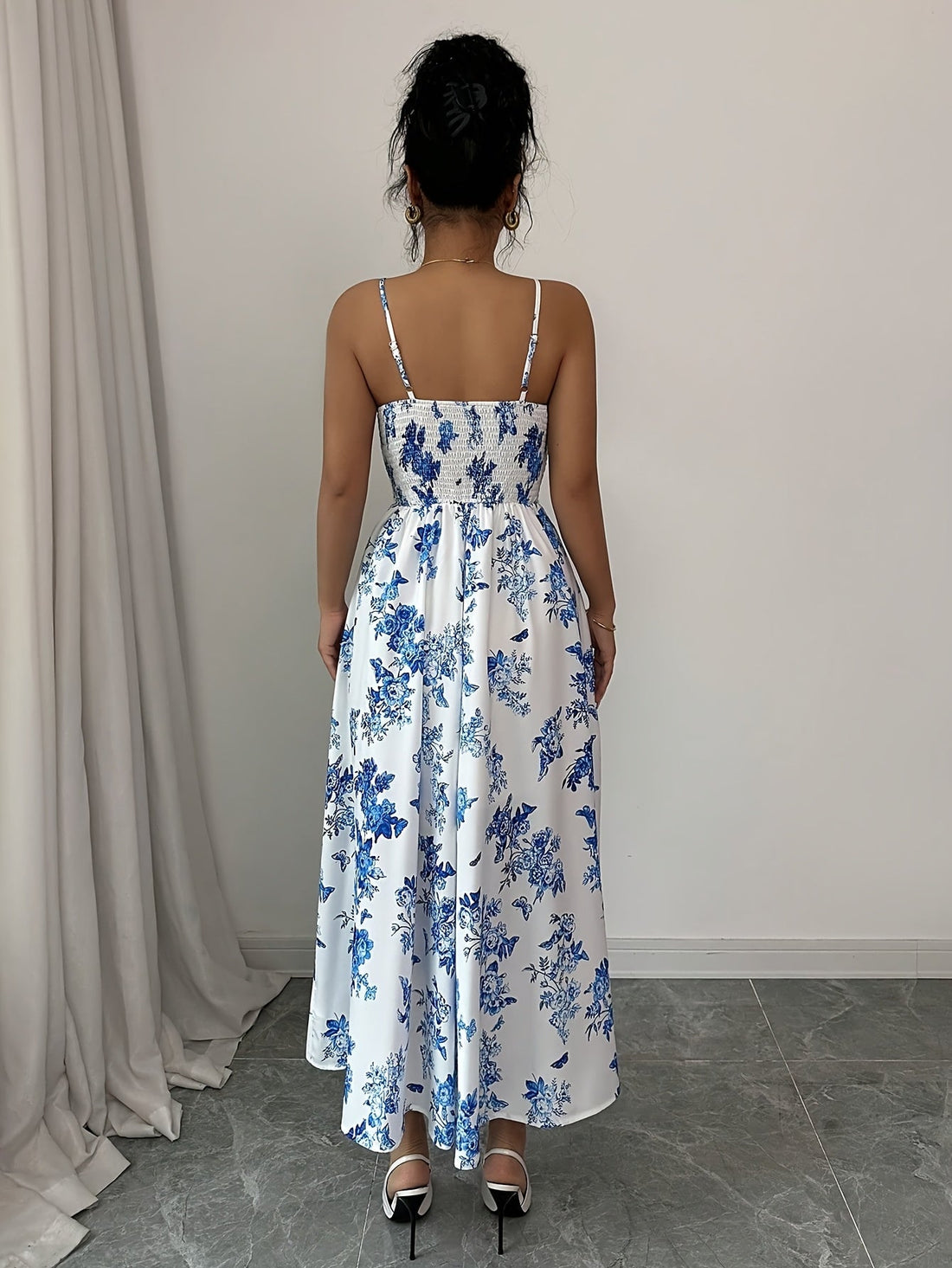 Seraphina – Maxikleid mit Carmenausschnitt