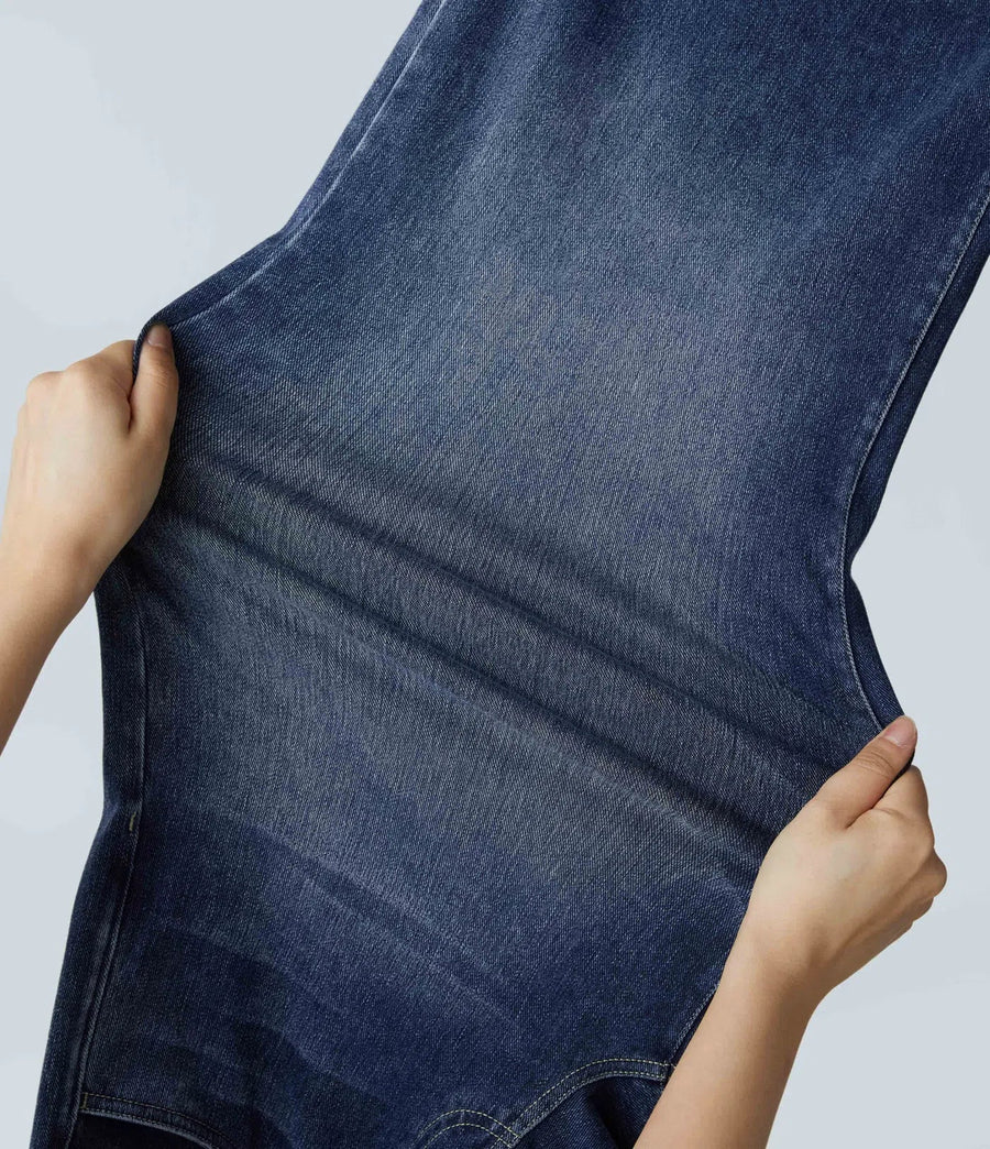 Eva Elastische Pants With Hoher Taille
