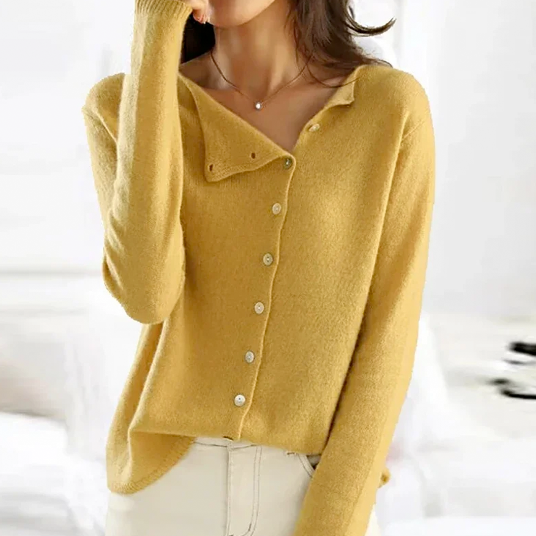 Savannah™ | Raffinierter Knopf-Cardigan