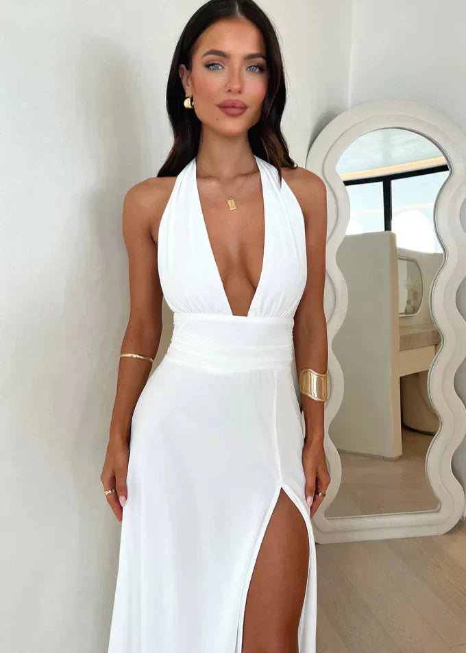 Eleanor – Schickes Maxikleid mit Schlitz