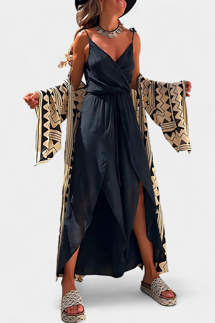 Myra™ | Baumwollanzug mit Seitenschlitz