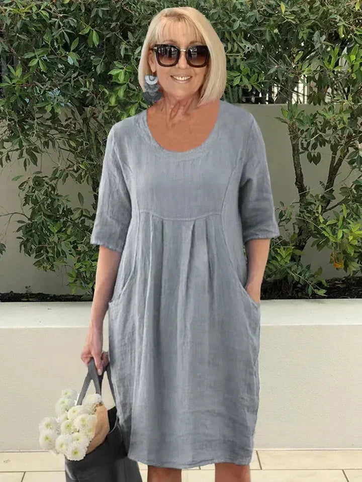 Bridget | Locker sitzendes Kleid mit Taschen