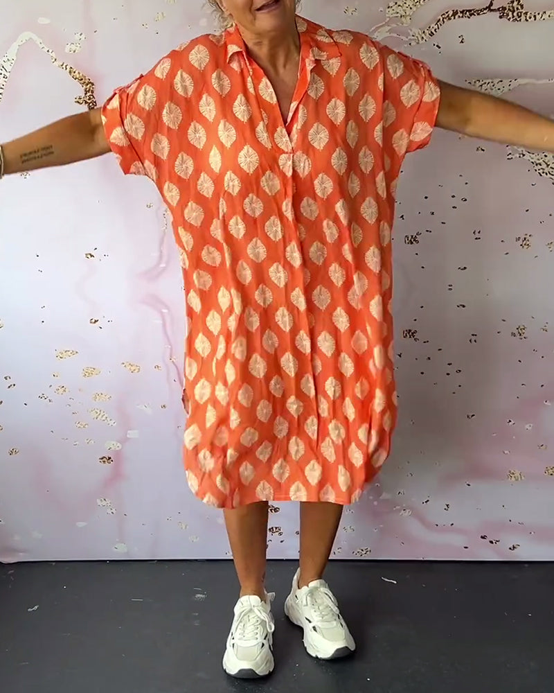 VanDeZaar® | Stilvolles Kleid mit V-Ausschnitt