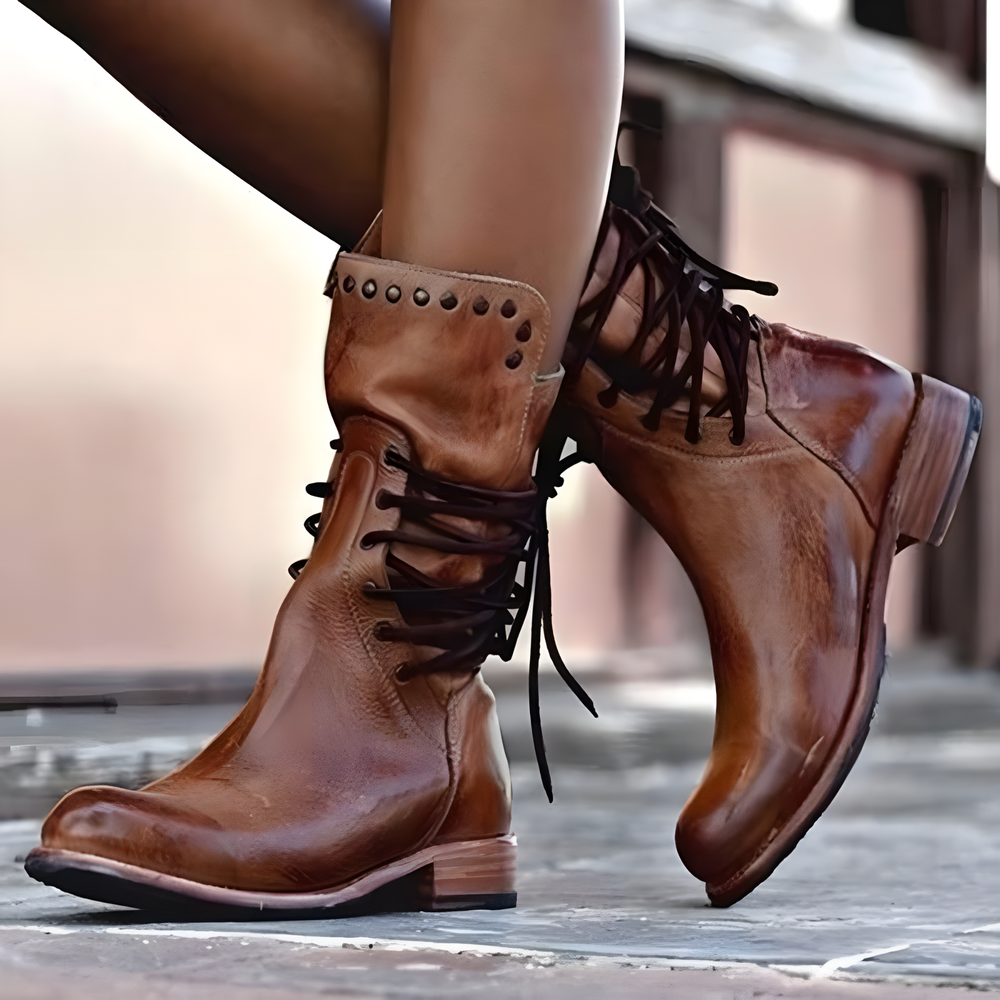Solvia Elegante Komfort-Stiefel | Braun