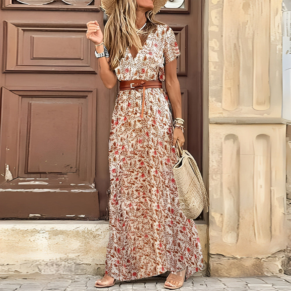 Luna | Elegantes Boho-Maxikleid