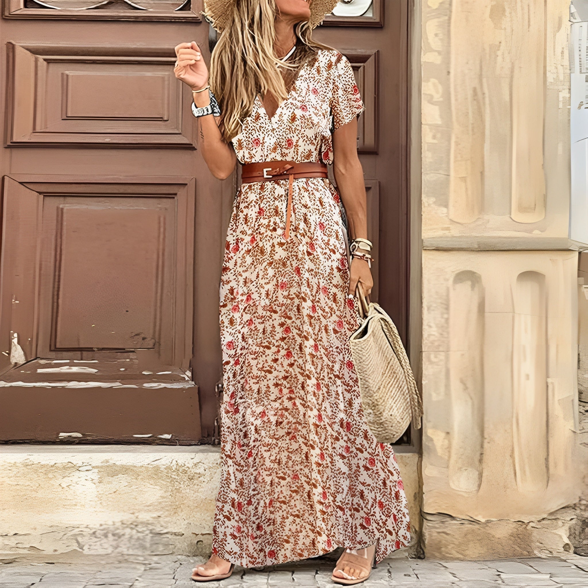 Luna® – Elegantes Boho-Maxikleid