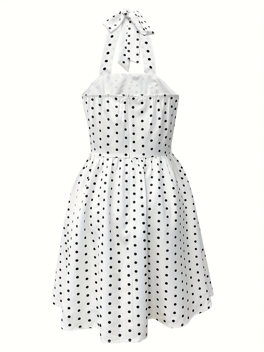 Vivienne Punkte Halter Minikleid
