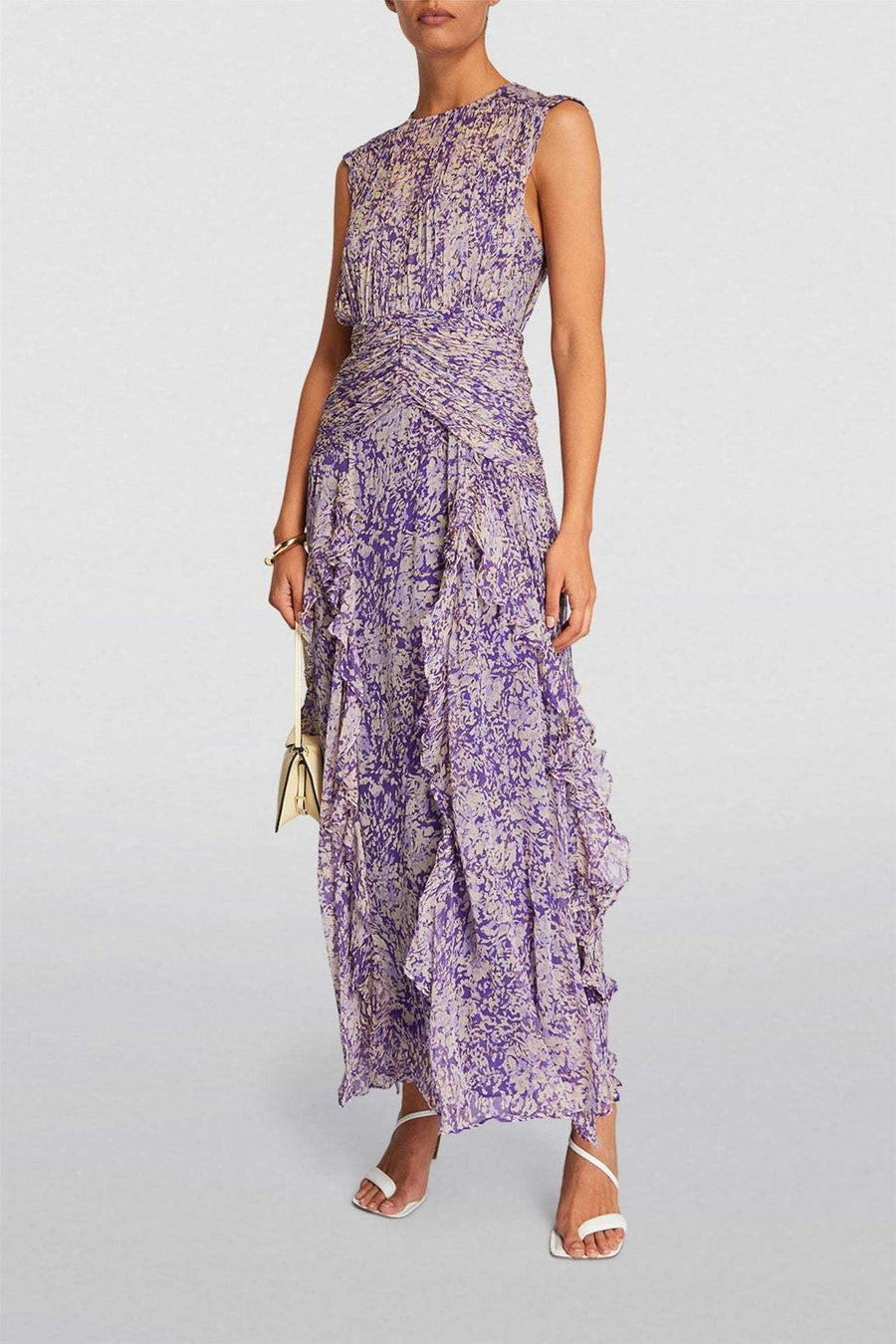 Perla Pleated Maxi Dress
