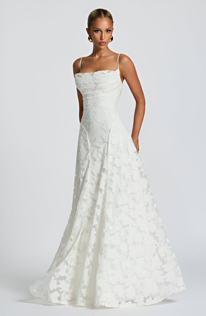 Francisa™ | Maxikleid mit Spitzenkorsett