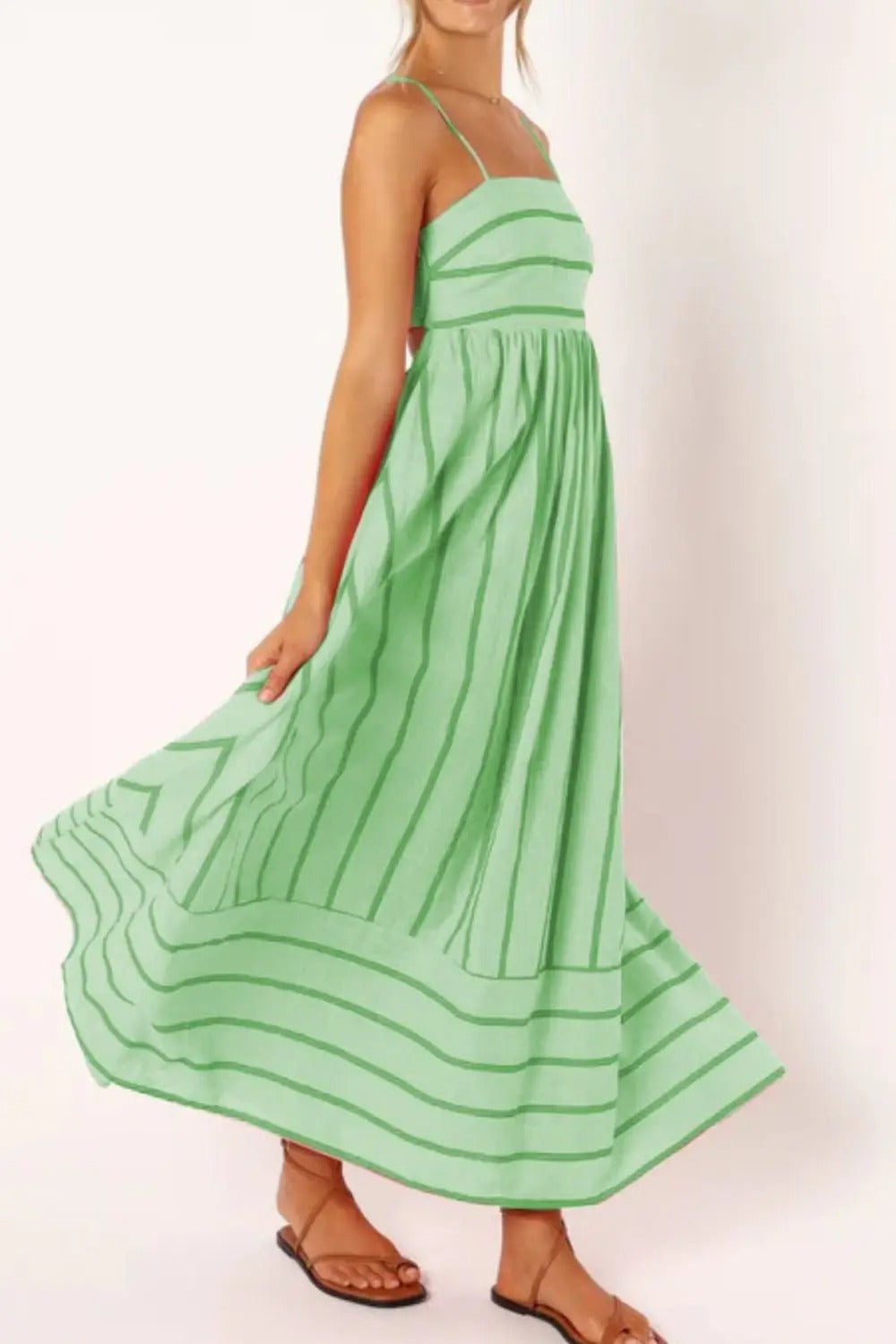 Valli™ | Schulterfreies Maxikleid mit Blumenmuster
